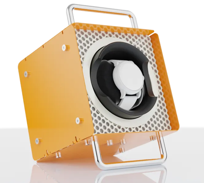 Wind Werk's product in orange and cream